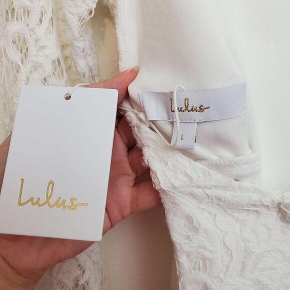 Lulus Way to Be Loved White Lace Long Sleeve Maxi Dress - Picture 7 of 12